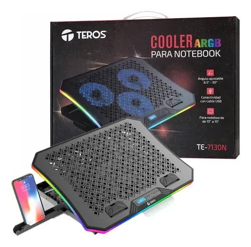 COOLER PARA NOTEBOOK TEROS TE-7130N ARGB
