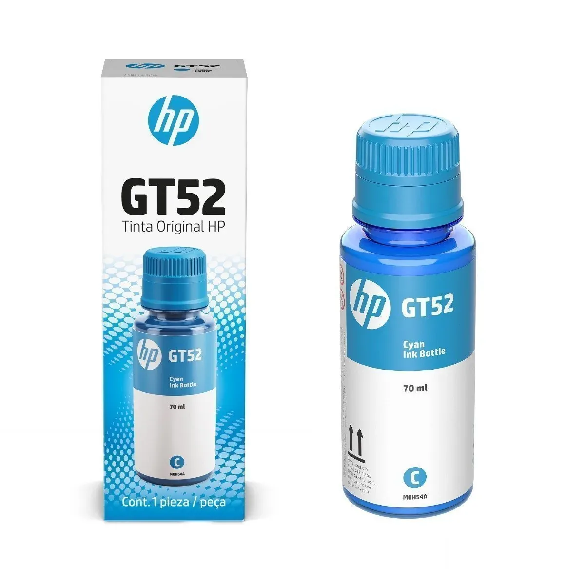 TINTA HP GT52 CIAN