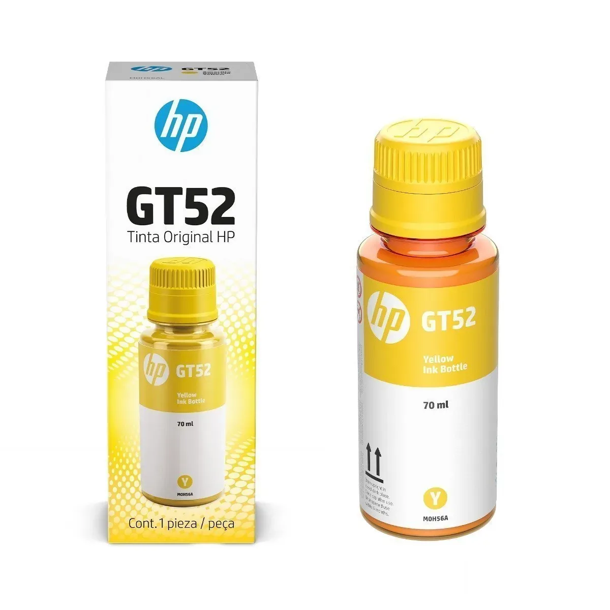 TINTA HP GT52 AMARILLO